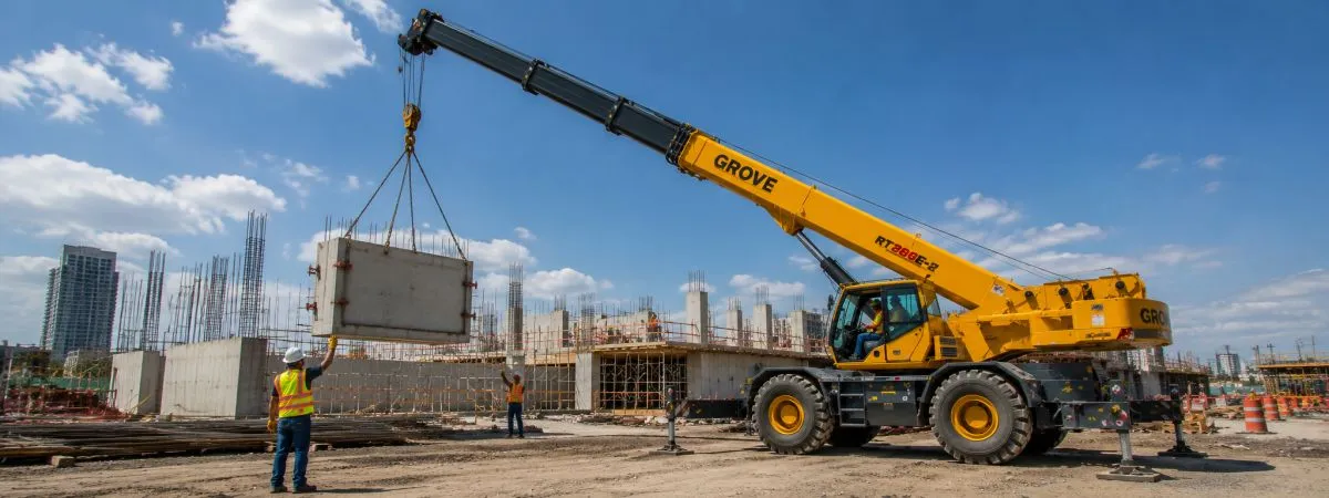 Alquiler de grúa telescópica para obras civiles en Calarcá Quindío