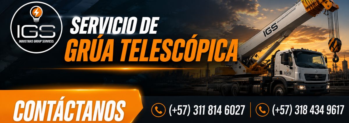 Servicio de grúa Telescópica en Ibagué Tolima