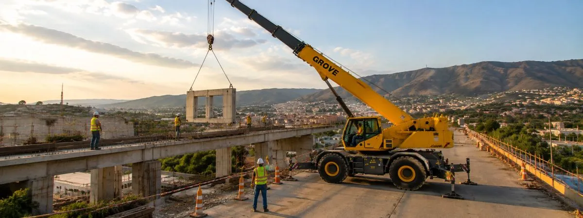 Servicio de grúa telescópica para construcción en Calarcá Quindío